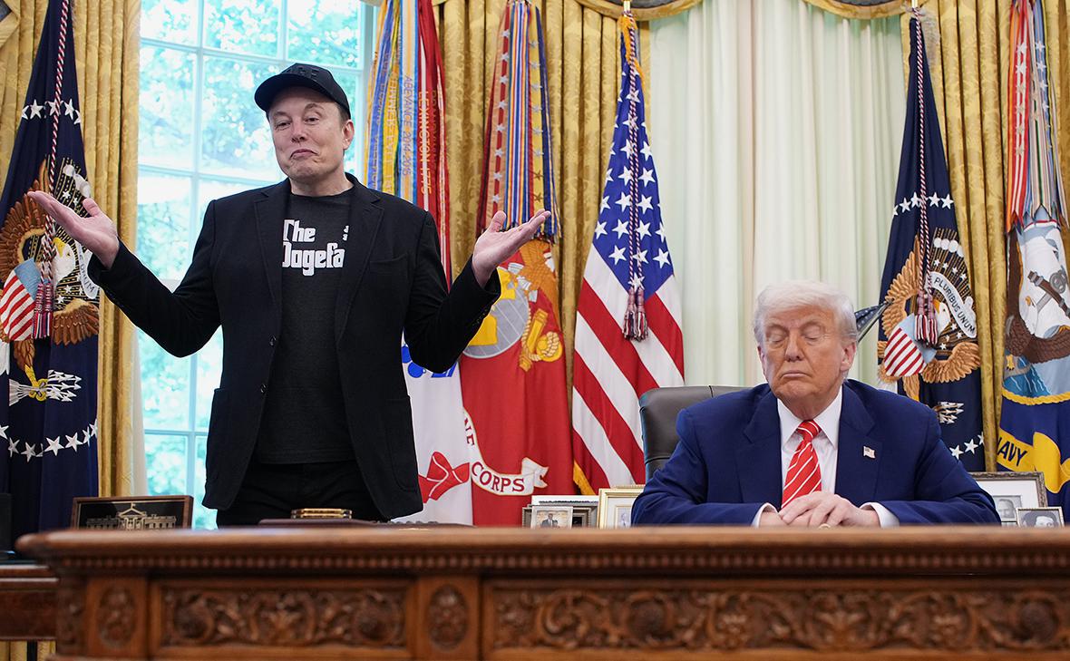 Илон Маск и Дональд Трамп