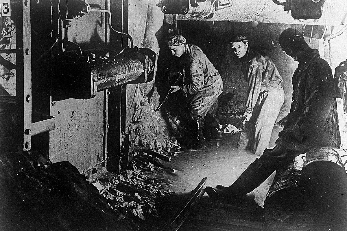 Строительство первой ветки московского метро. 1934 год