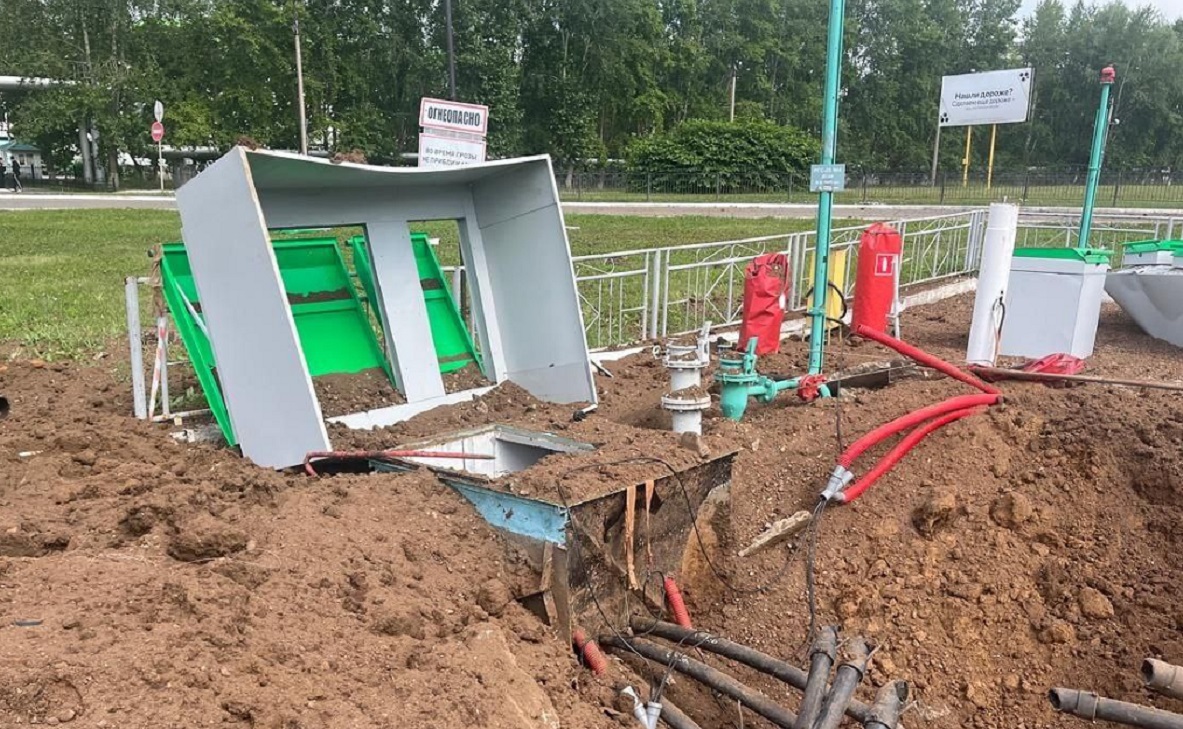В Нефтекамске произошел взрыв на заправке «Башнефти»
