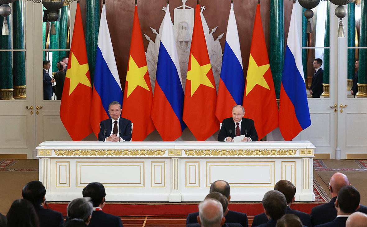 То Лам и Владимир Путин